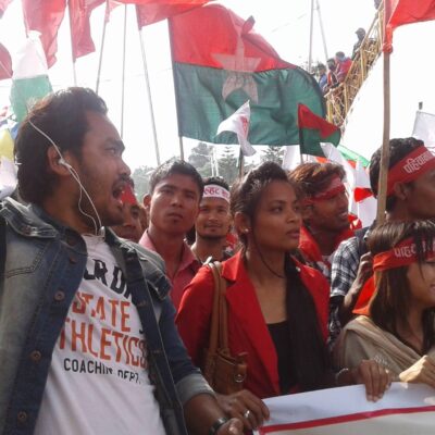 संघीय गठबन्धनको वृहत प्रदर्शन, थरुहट लिएर छाड्ने उदघोष