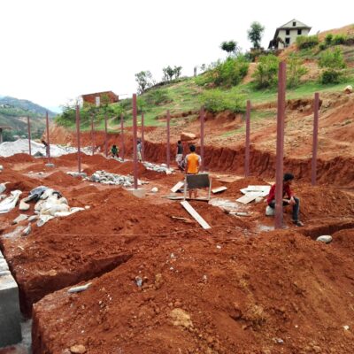 सरकारी अस्थायी सामुहिक आवास निर्माण काममा विलम्ब देखियो