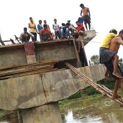 स्थानीय कटैनी नदीमा पुल निर्माण नहुँदा सर्वसाधारणलाई सास्ती