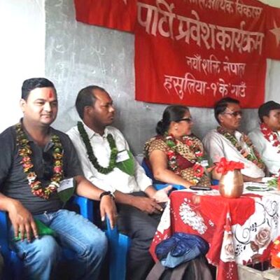 बाबुराम नेतृत्वको नयाँ शक्तिको नमूना वडा कैलालीमा घोषणा