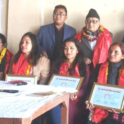 पाँच महिला साहित्यकार नेपालगञ्जमा सम्मानित