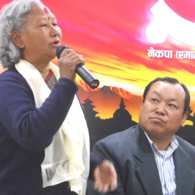 वरिष्ठ कवियत्री तथा लेखिका शान्ति चौधरी नेकपा (एमाले) मा प्रवेश