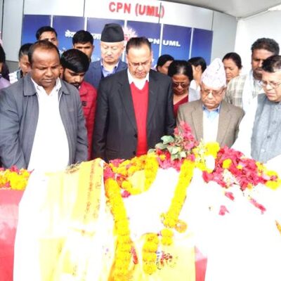 स्वर्गीय सांसद दुलारीको गृहजिल्ला सर्लाहीमा अन्तिम संस्कार