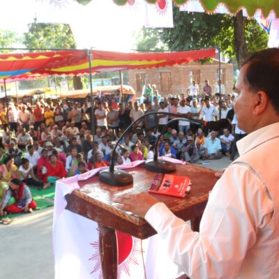 कांग्रेस राजनीतिक आवरणमा व्यापार गर्ने पार्टी होः महासचिव पोखरेल