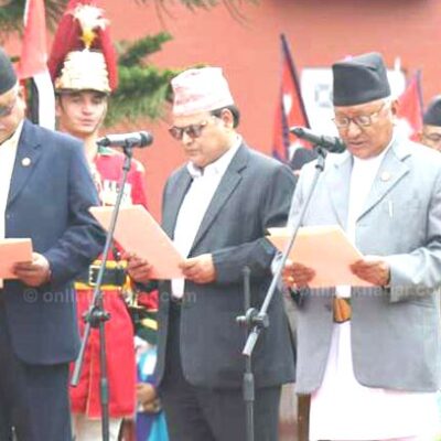 प्रधानमन्त्री देउवाले पहिलो चरणमा बनाए सात सदस्यीय मन्त्रीपरिषद