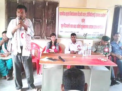 थारु पत्रकार संघ बारा शाखाले गर्यो जनप्रतिनिधिहरुलाई सम्मान