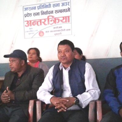 थारु पहिचानको मुद्दालाई प्रमुख मुद्दा बनाएर चुनावमा होमिएको दावी