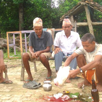 कञ्चनपुरका थारुले वलिदिने प्रथाको गरे अन्त्य, अब प्रसादले काम चलाउने