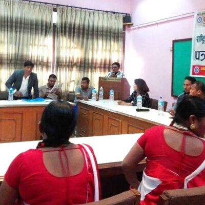 उपत्यकामा बस्ने थारु महिलाले जितिया पर्वको अवसरमा भव्य कार्यक्रम गर्ने