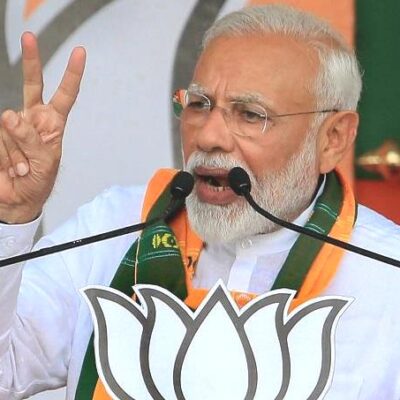 भारतको मतगणनाले मोदी नेतृत्वको भाजपाले लियो प्रारम्भिक अग्रता