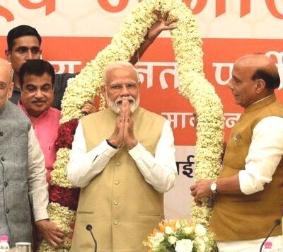 मोदी नेतृत्वको भाजपा गठबन्धनलाई भारी सफलता, ३५० सिटमा जीत