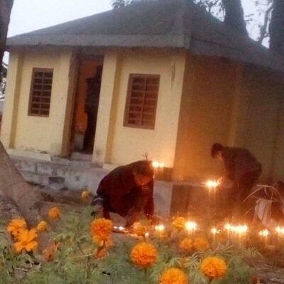 उत्पादन बढाउन थारु ग्रामथानमा मङ्सिर पुर्णिमाको “नेमानी पूजा” सम्पन्न