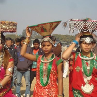 थारु समुदायको नयाँ वर्ष माघी आजदेखि शुरु, थारु वस्तीमा चहलपहल