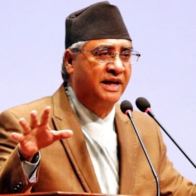काँग्रेस सभापति शेरबहादुर देउवा पाँचौ पटक प्रधानमन्त्री पदमा नियुक्त