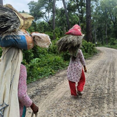 कुचो बेचेर जीविकोपार्जन गर्दै रानाथारू समुदायका एकल महिला